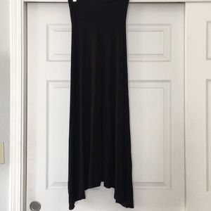 Black maxi skirt